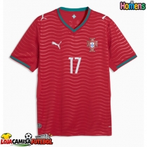 Camisa de Futebol Portugal Rafael Leao #17 Equipamento Principal Mundo 2026 Manga Curta